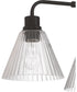 Pleated 4-Light Lighting Flat Black