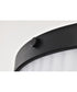 Solara 3-Light Close-to-Ceiling Matte Black