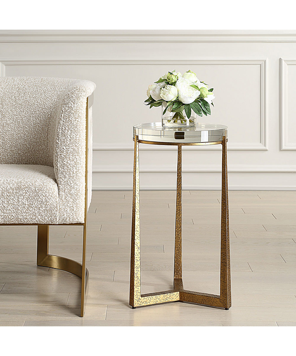 Midas Antique Gold Accent Table