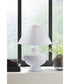 Harelwood Poly Table Lamp White