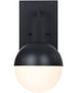 Pineview Outdoor Wall Sconce Black