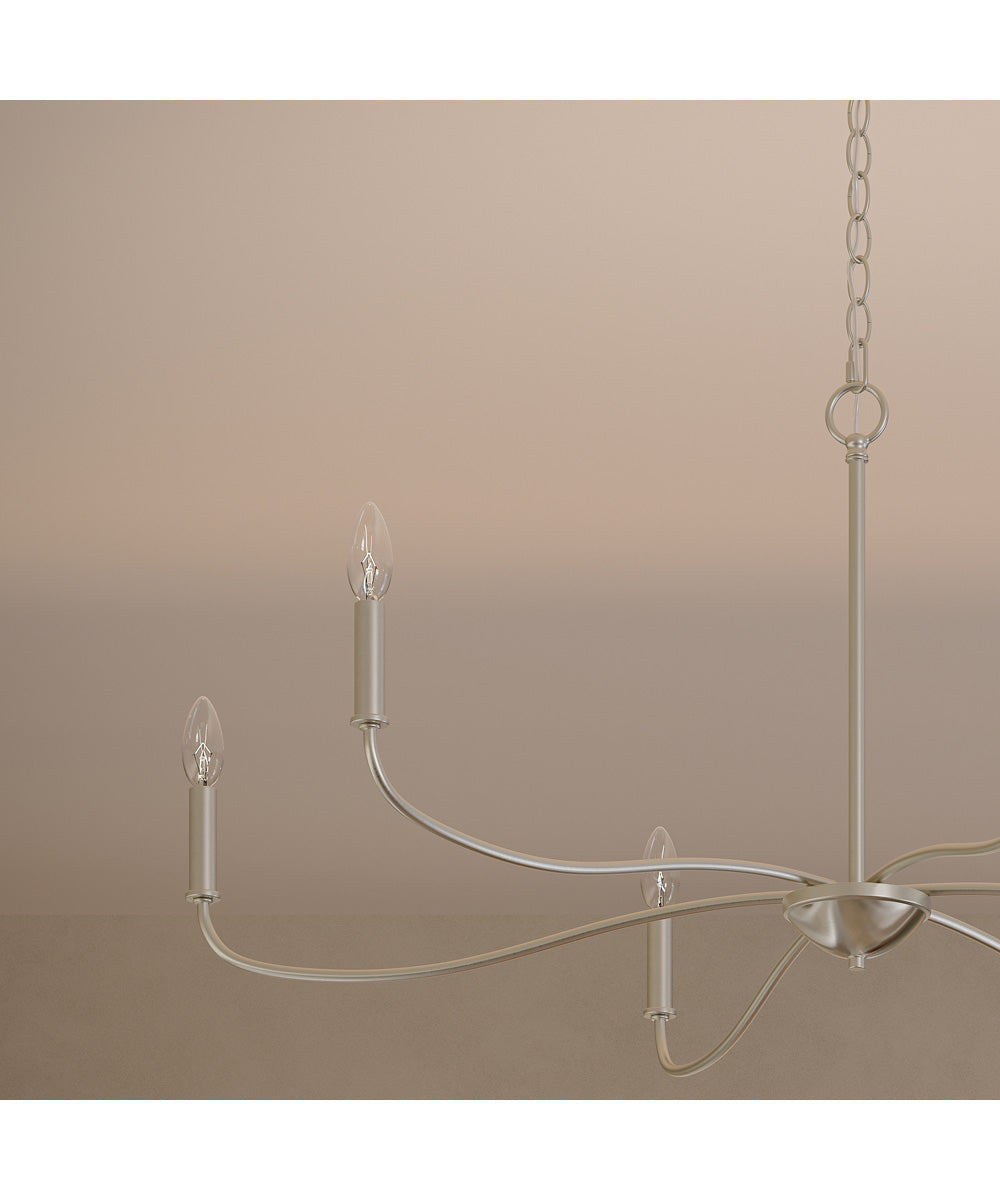 Ilia 6-Light Extra Large Chandelier Brushed Nickel