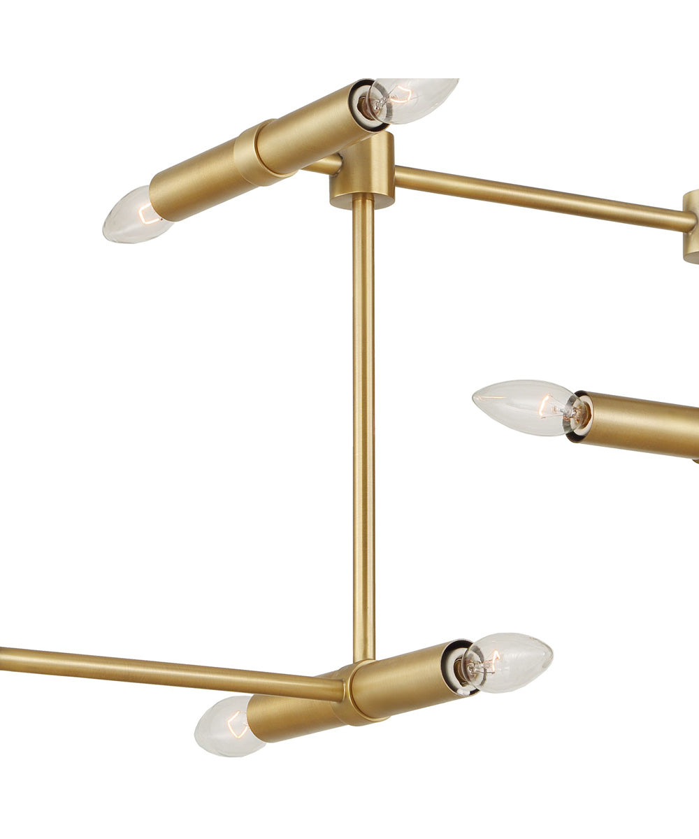 Cadre 14 Light Modern Linear Pendant