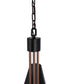 Blake 4-Light Lighting Flat Black/Satin Brass