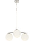 Jasper 3-light Chandelier Satin Nickel