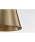Alexis 1-Light Pendant Burnished Brass / Gold