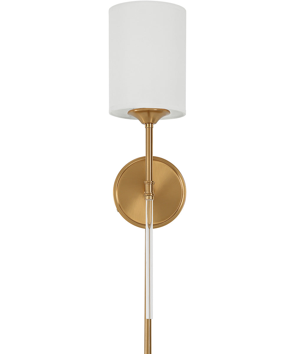Awyr 1 Light Brass Sconce