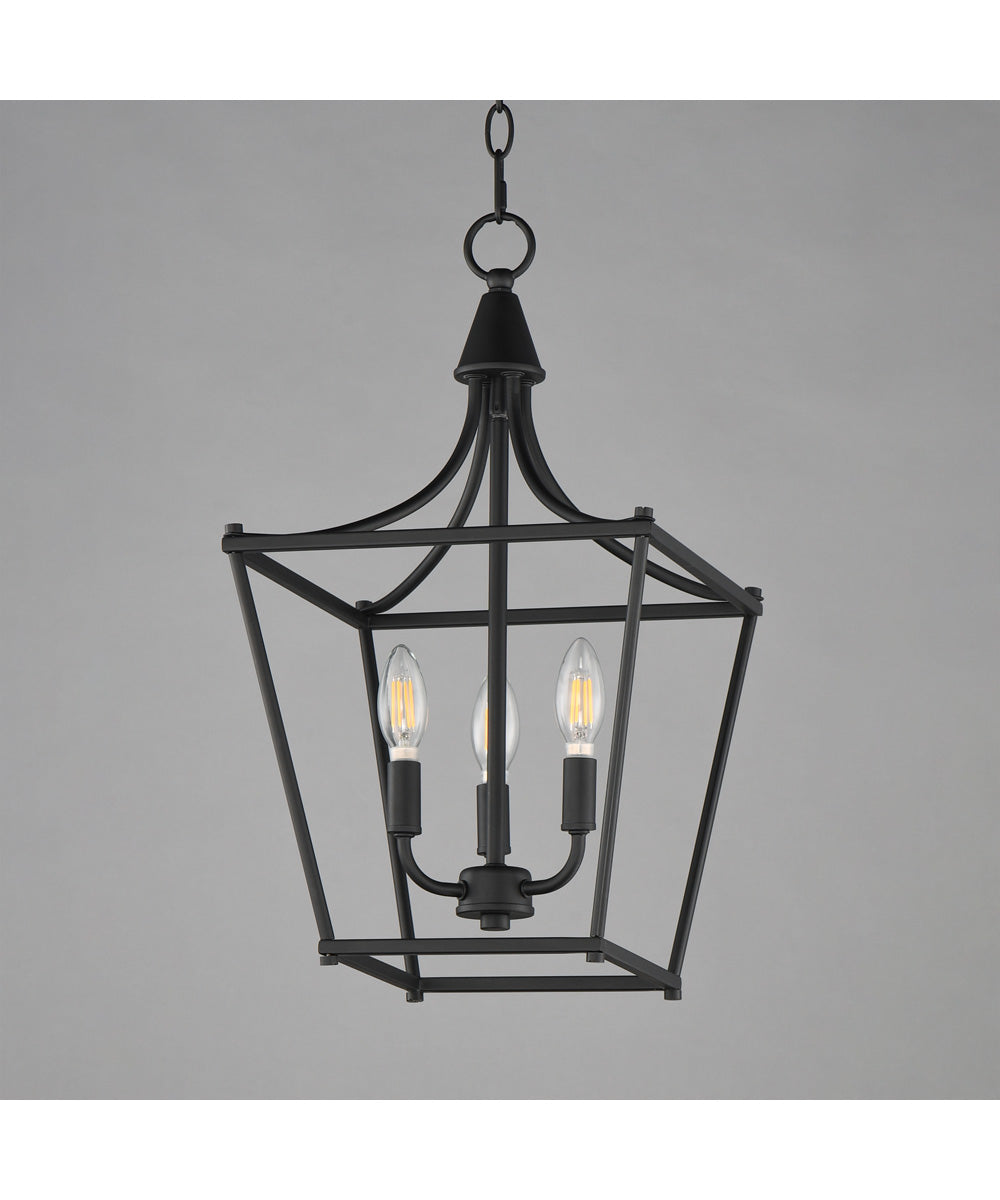 Clifton 3-Light Pendant Black