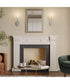 Jheni 1-Light Wall Sconce with Clear Glass Shades Brushed Nickel