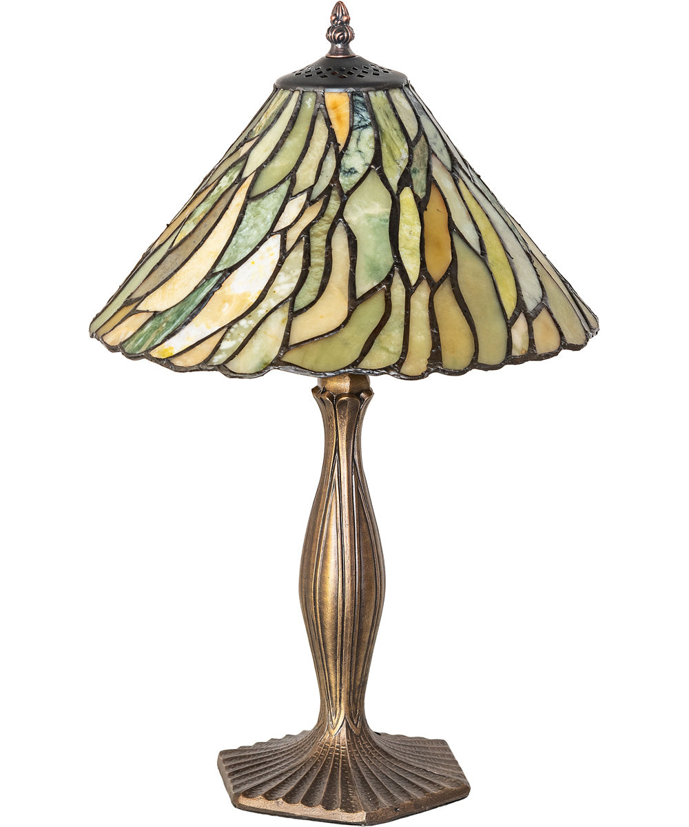 20" High Willow Jadestone Accent Lamp
