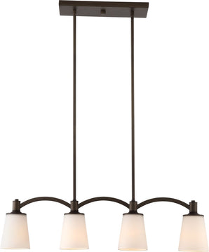 46"W Laguna 4-Light Pendant Forest Bronze