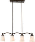 46"W Laguna 4-Light Pendant Forest Bronze