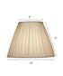 8x16x12 Ivory Shadow Box Pleat Empire Softback Lampshade