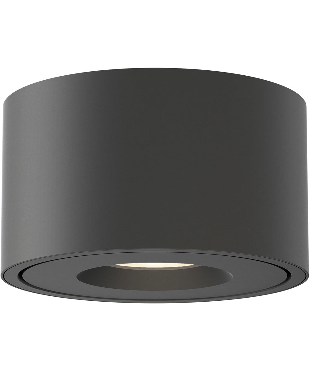 Fulcrum LED Flush Mount w Gimbal Black