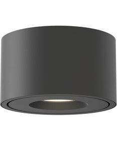 Fulcrum LED Flush Mount w Gimbal Black