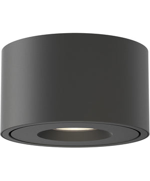 Fulcrum LED Flush Mount w Gimbal Black