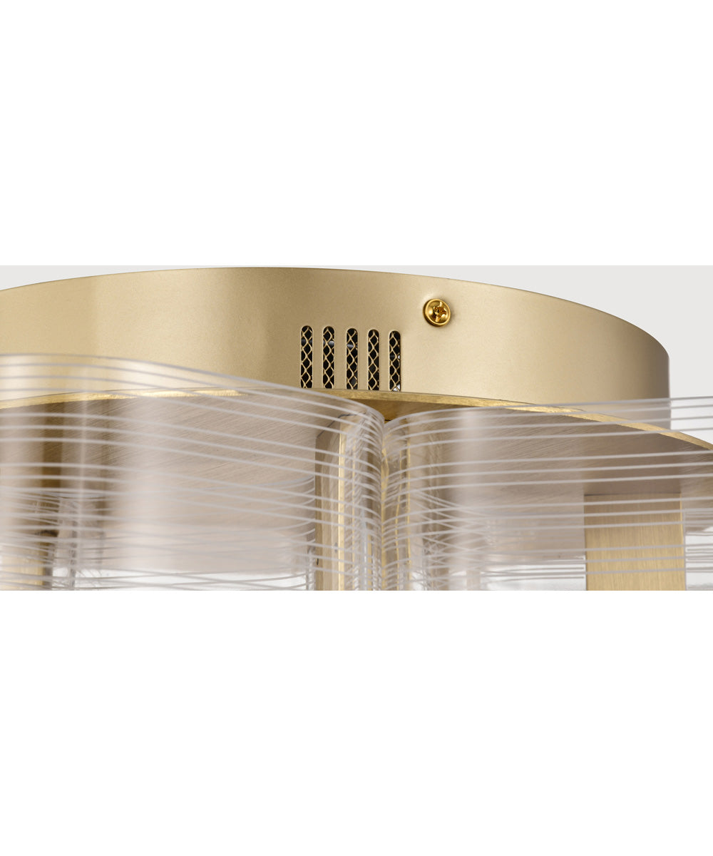 Kenzo  Close-to-Ceiling Polished Anodized Bronze