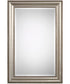 24x36" Wall Mirror Lightly Antiqued Champagne Silver Leaf