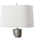 Free Flowing Nickel Table Lamp