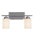 17"W Albany 2-Light Bath Vanity Light Chrome