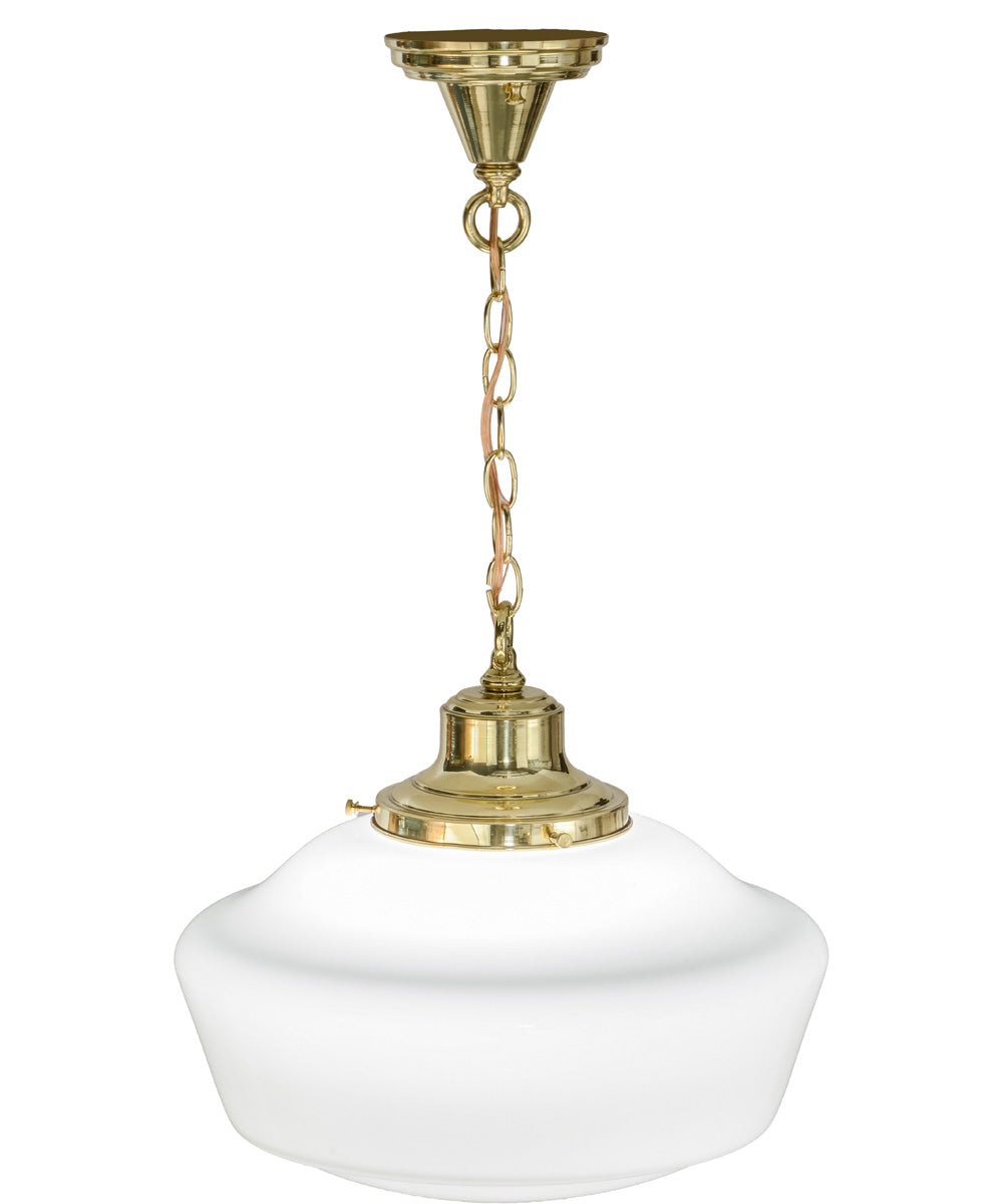 16" Revival Schoolhouse Traditional Globe Pendant
