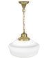 16" Revival Schoolhouse Traditional Globe Pendant