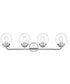 Knoll 4 Light Vanity Chrome