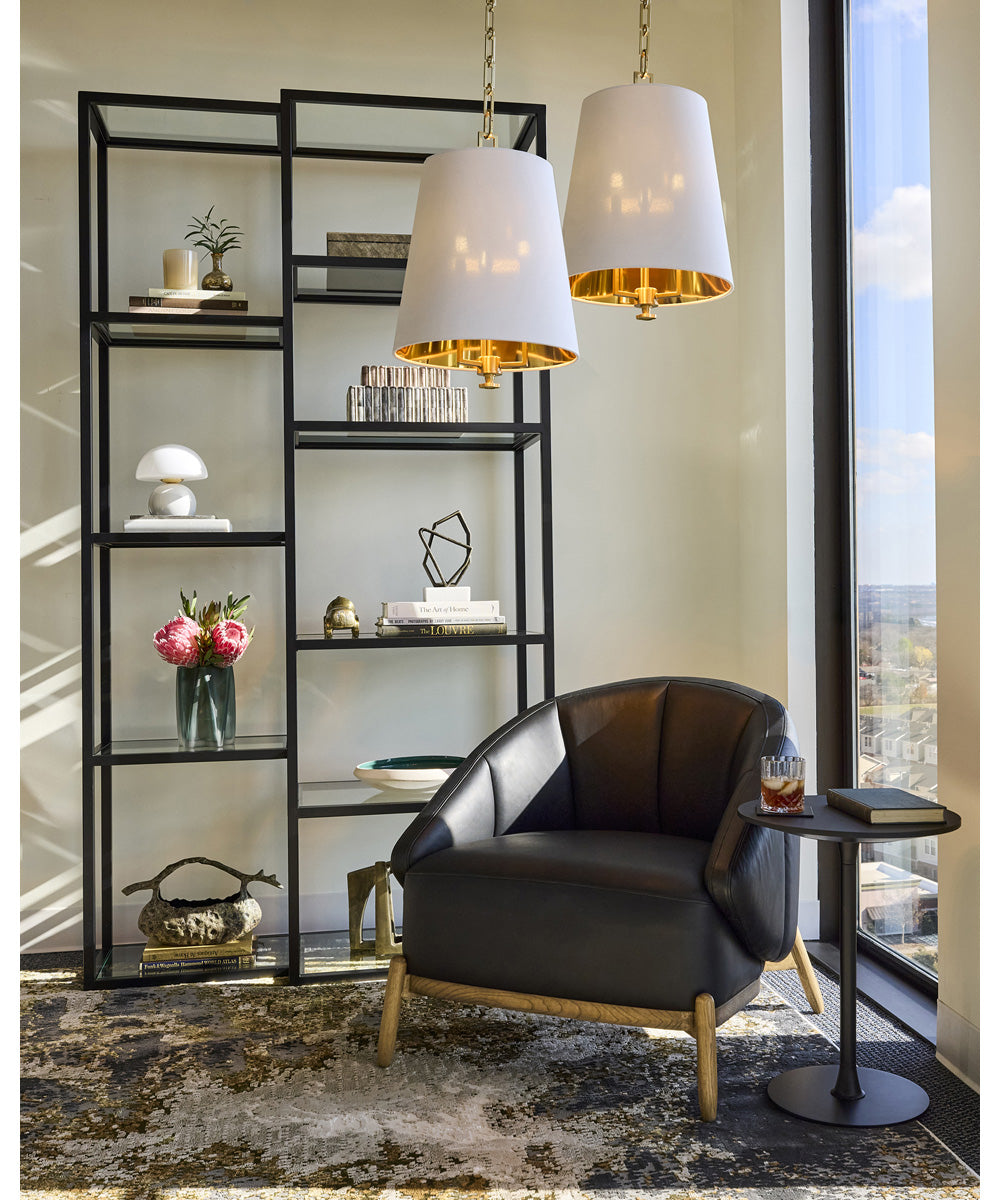 Karnes 3-light Pendant Aged Brass