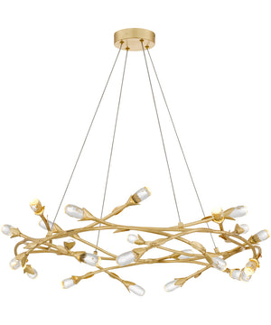 Cora Pendant Gold Leaf