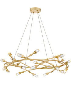 Cora Pendant Gold Leaf