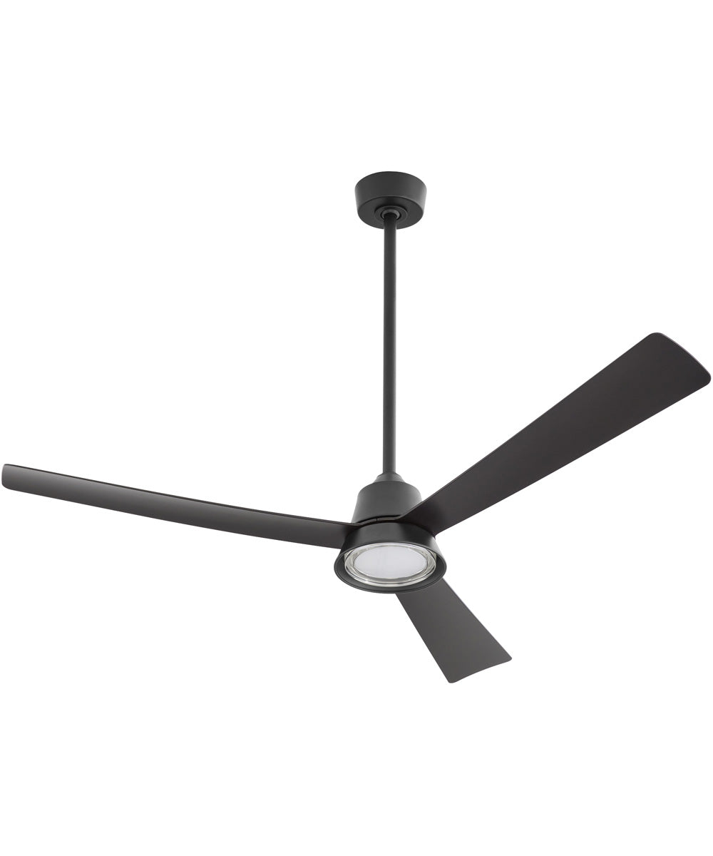 58" Esquire Patio Ceiling Fan Matte Black