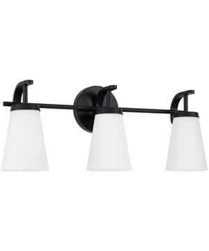 Drake 3-Light Vanity Matte Black