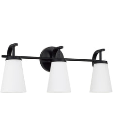 Drake 3-Light Vanity Matte Black