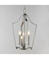 Arden 3-Light Pendant Satin Nickel