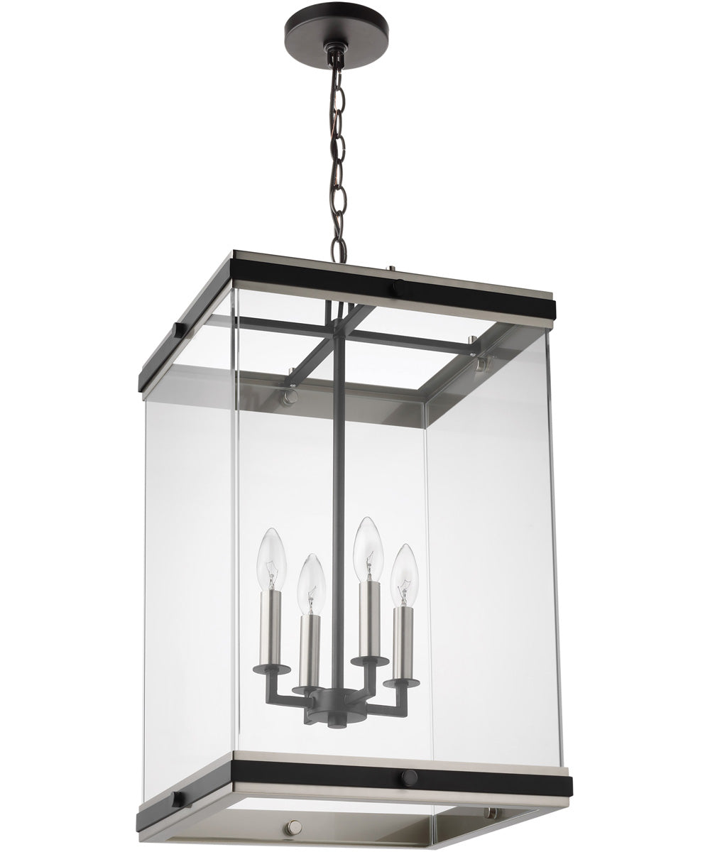 Crossroads 4-Light Pendant Matte Black