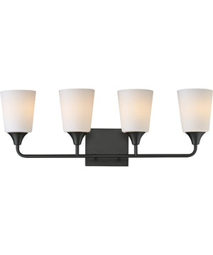 Hudson 4-Light Bath Vanity Black