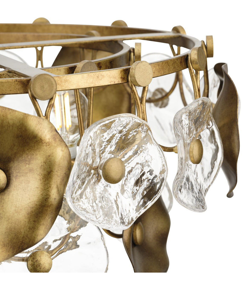 Loretta 3-Light Pendant Gold Ombre