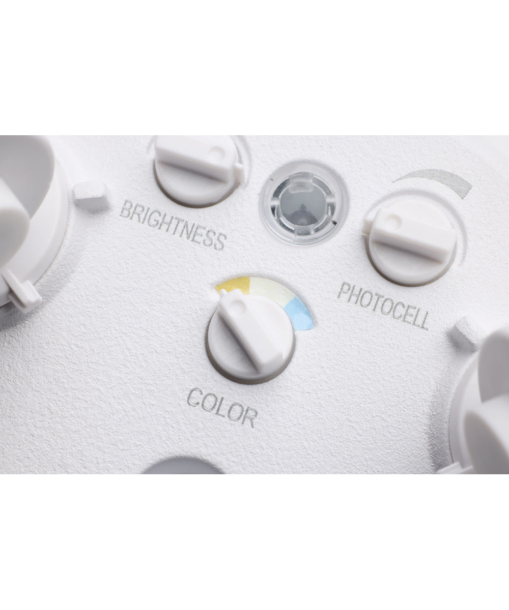 LED Security Light - White Finish
