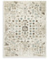 Jossler Medium Rug Ivory/Brown/Teal