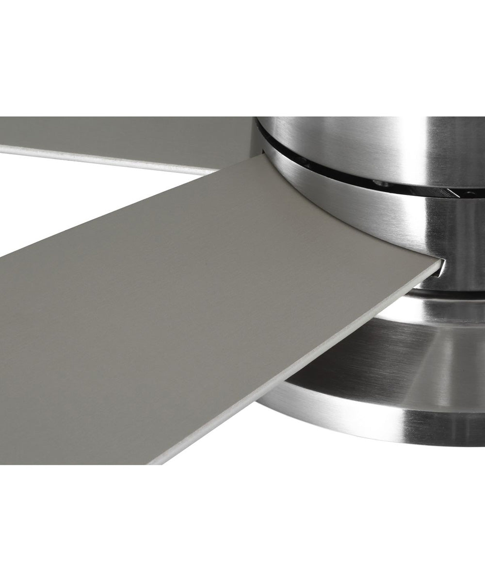 Tarsus 52 in. Five -Blade Ceiling Fan with Integrated CCT-LED Light Brushed Nickel