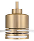 Rhett 52" 4-Blade Indoor/Outdoor Ceiling Fan Damp Rated 1-Light Fan Satin Brass