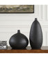 Bower Black Vases Set of 2