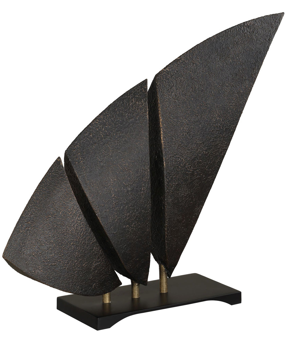 Wind Crest Dark Bronze Sculpture