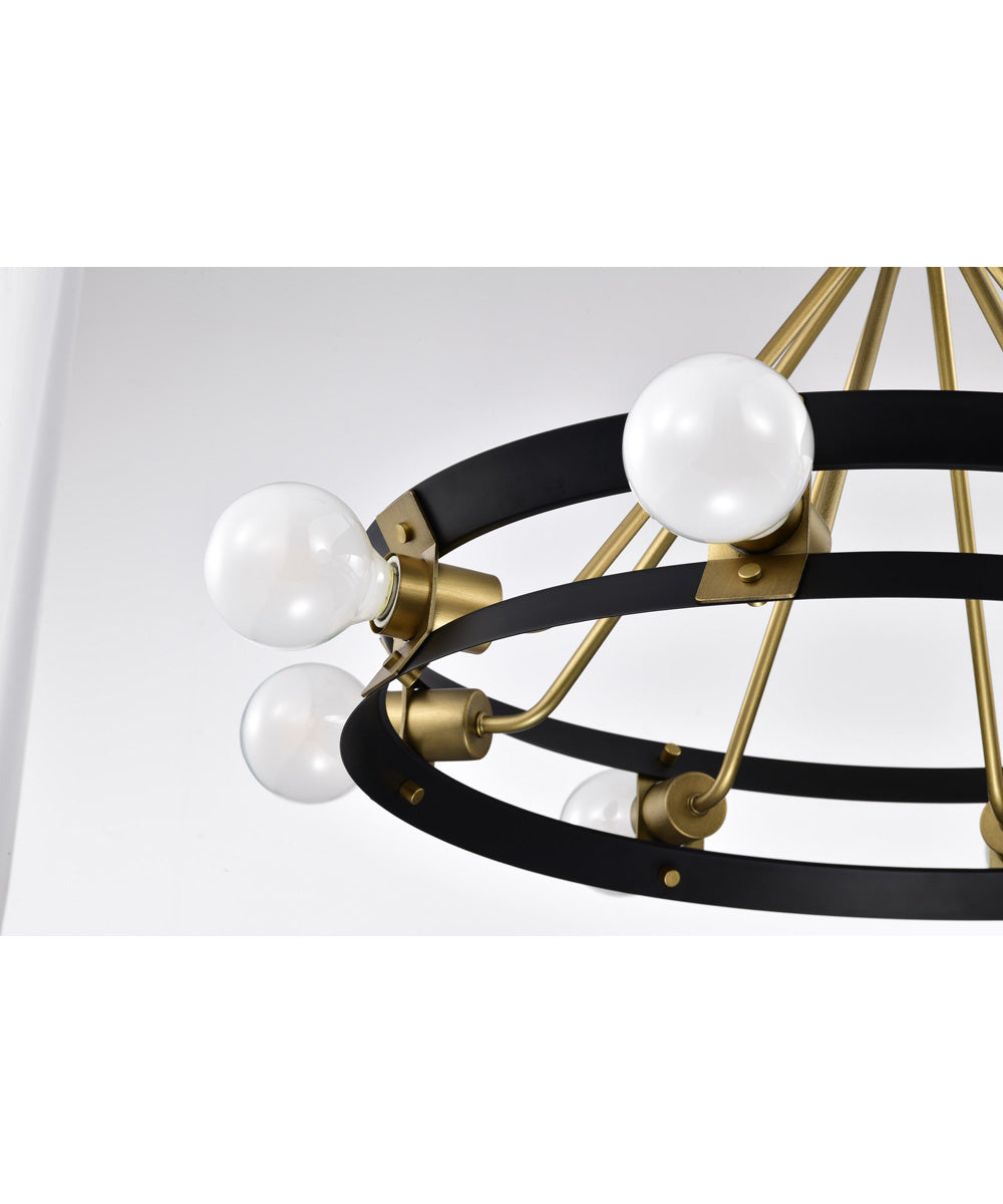 Marsden 8-Light Chandelier Matte Black