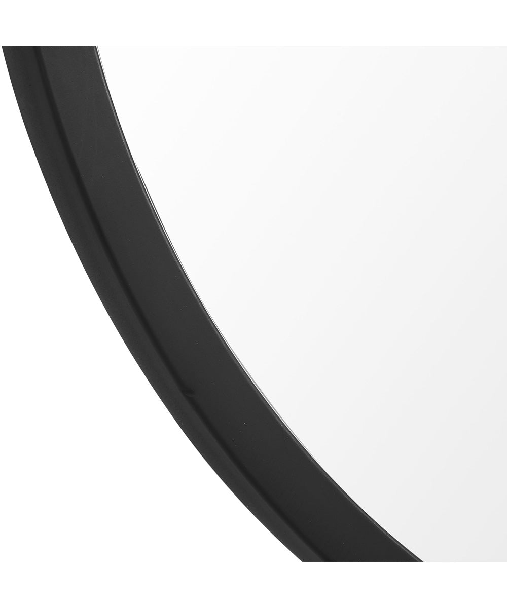 20x32" Wall Mirror in Matte Black