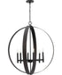 Allegheny 6-Light Pendant Matte Black