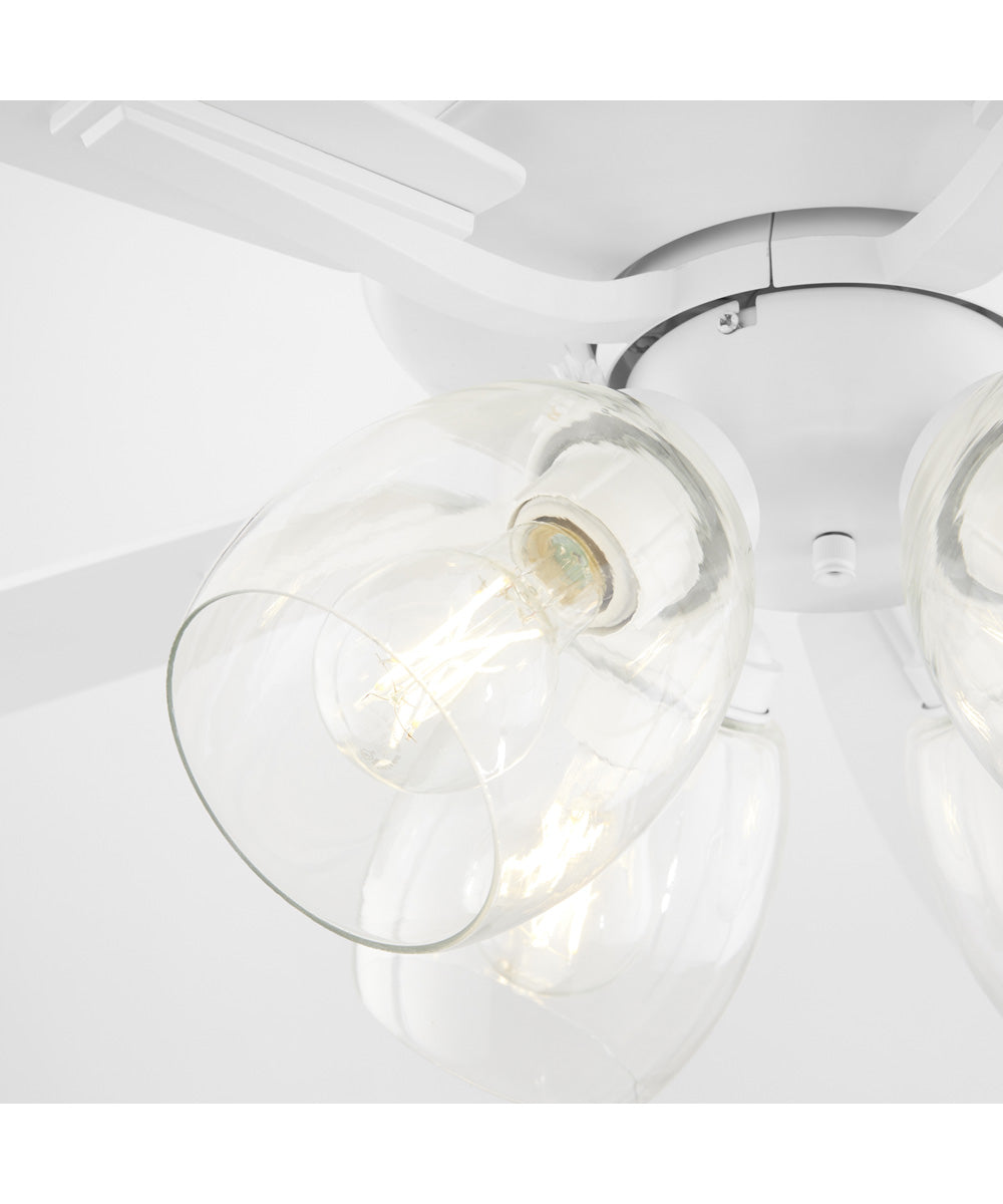 52" Ovation 4-light Ceiling Fan Studio White