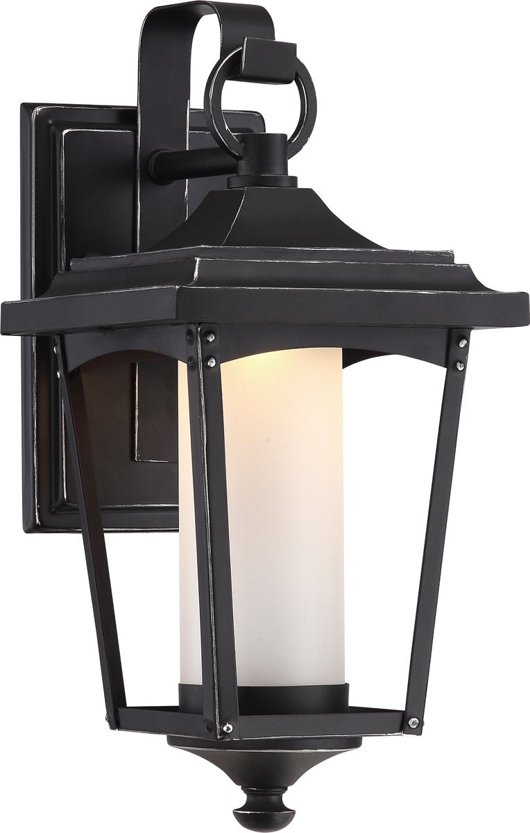 14"H Essex 1-Light Outdoor Sterling Black