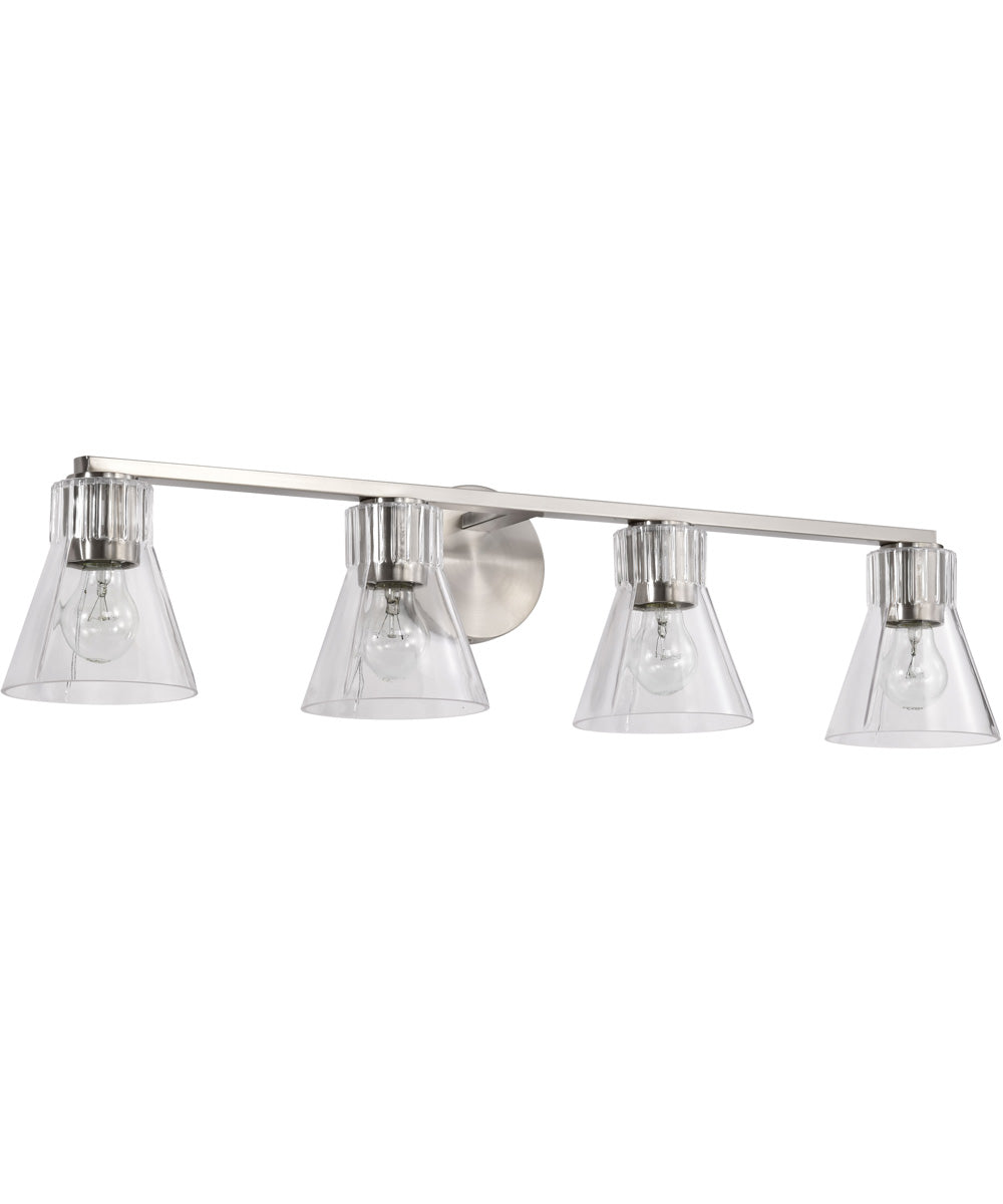 Gianna 4-Light Vanity & Wall Brushed Nickel