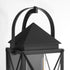 Mystic 2-light Outdoor Wall Lantern Matte Black
